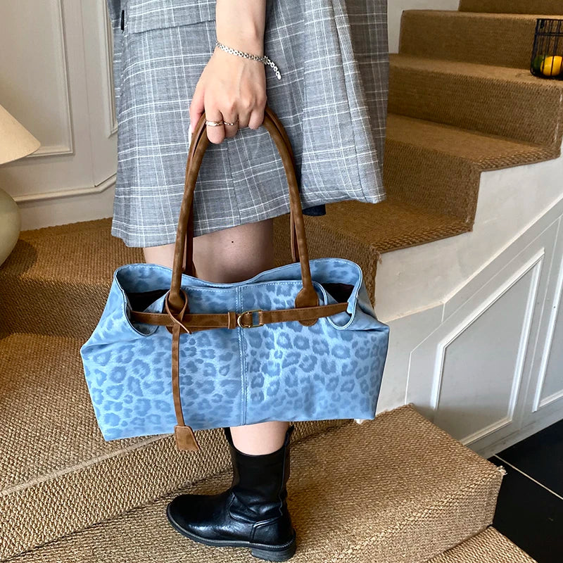 Leopard PU Shoulder Bag