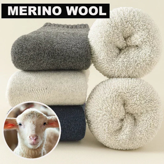 Wool Blend Thermal Socks – 3 Pairs
