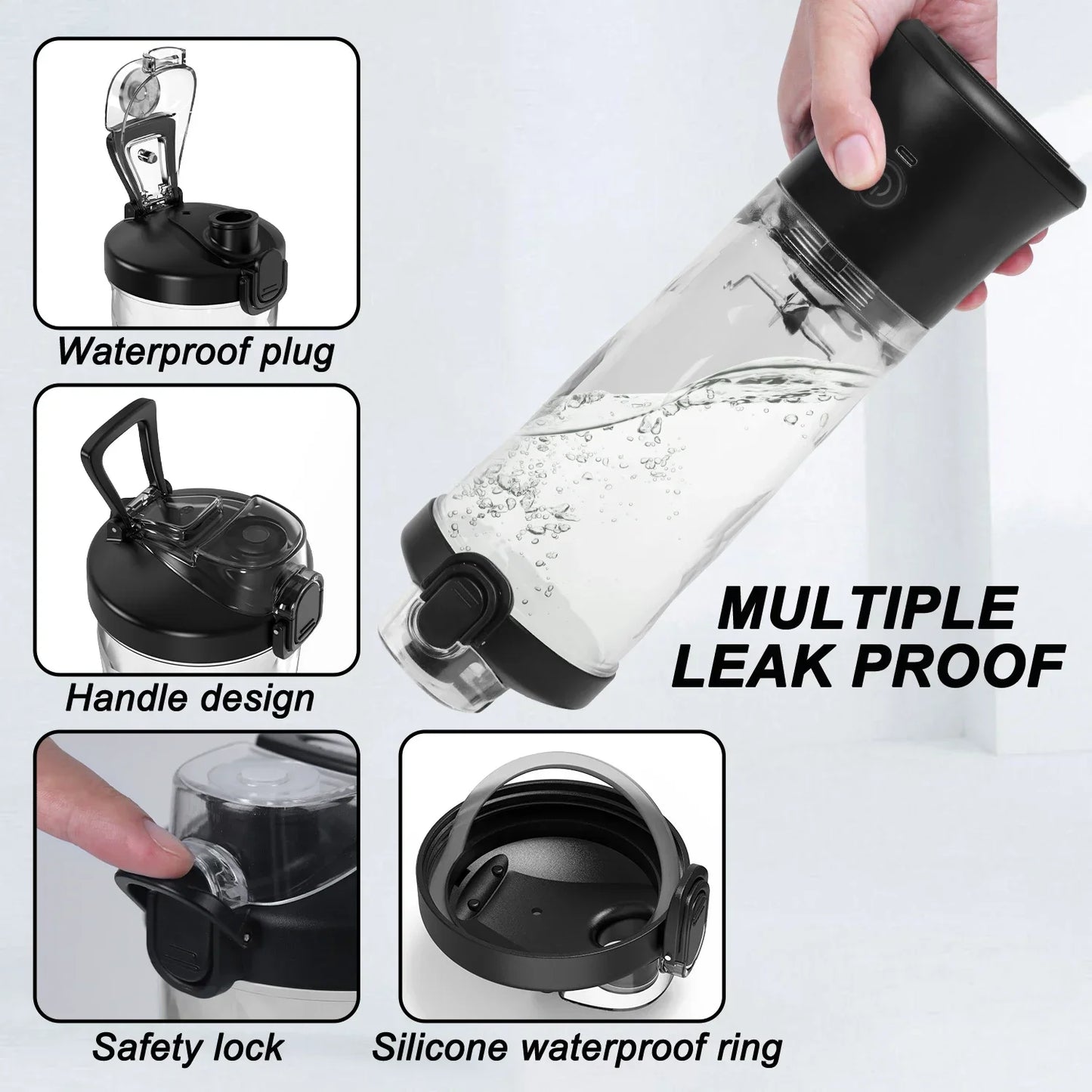 Portable Rechargeable Blender – 600ml