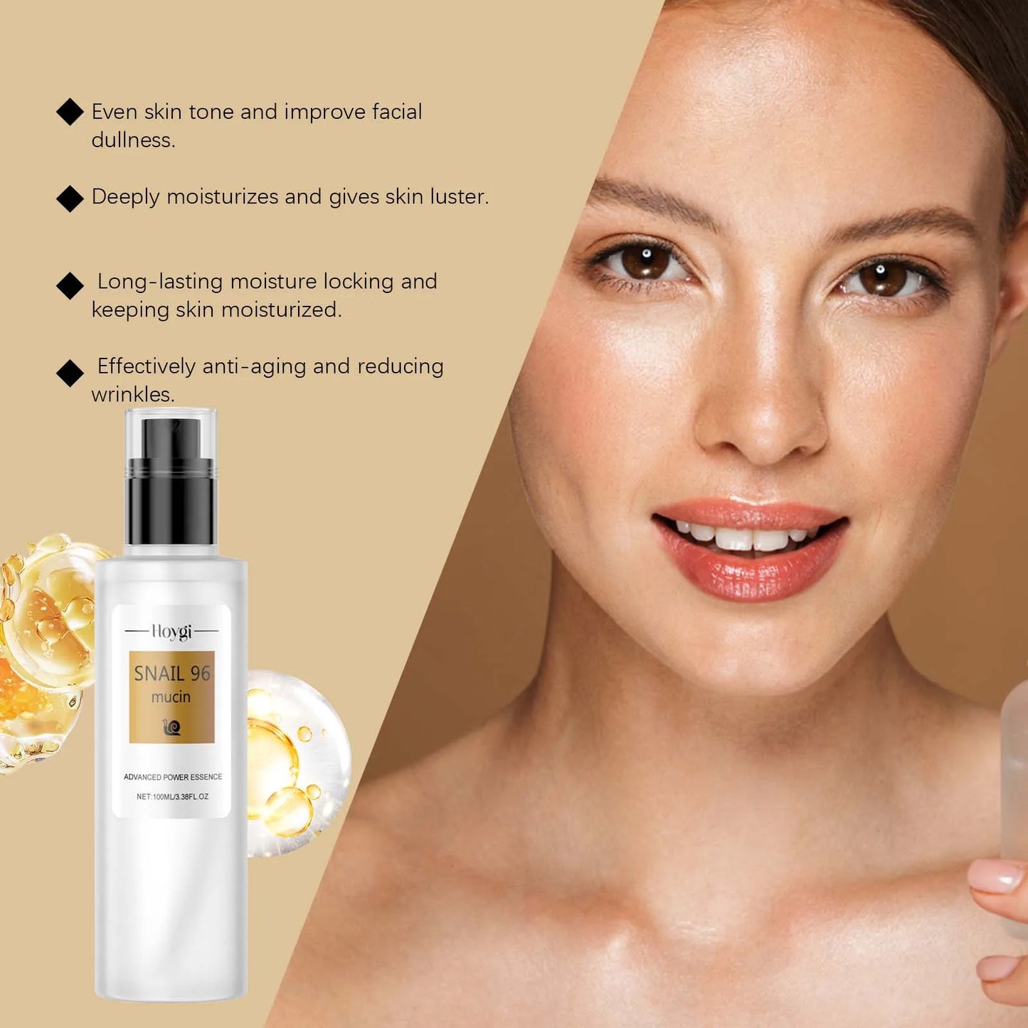 Hoygi Snail 96 Mucin Power Essence 100ml