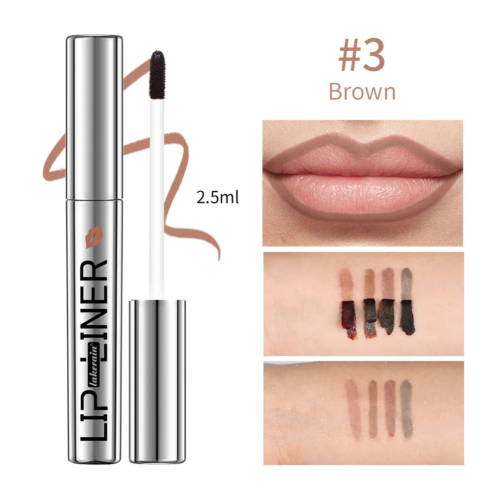 Magic Peel Off Lip Cosmetic Matte Lip Liner Pencil Long Lasting Waterproof Smudge Proof Transfer Proof Peel Off Lip Stain Tattoo