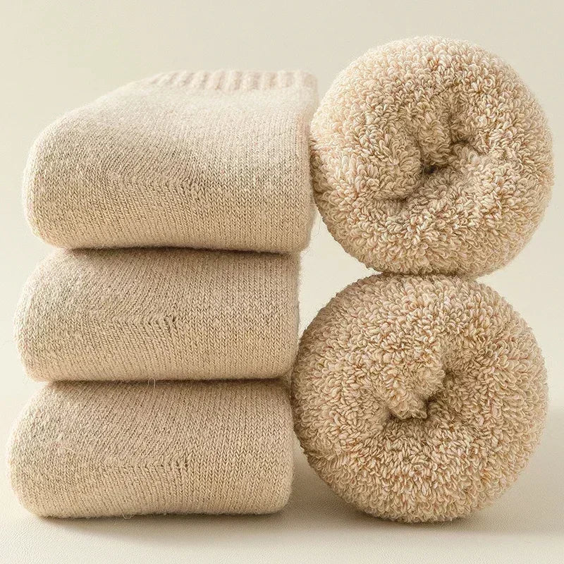 Wool Blend Thermal Socks – 3 Pairs