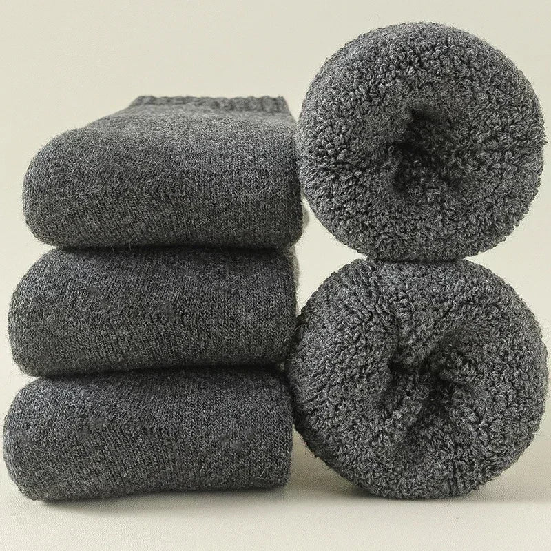 Wool Blend Thermal Socks – 3 Pairs