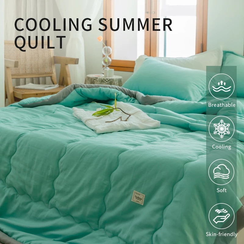 Japanese Summer Quilt – Lightweight Polyester Comforter
