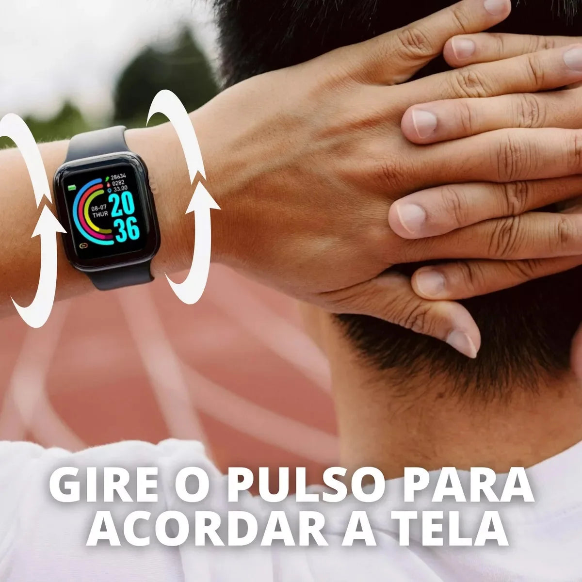D20 Smart Watch – Fitness Tracker & Heart Rate Monitor
