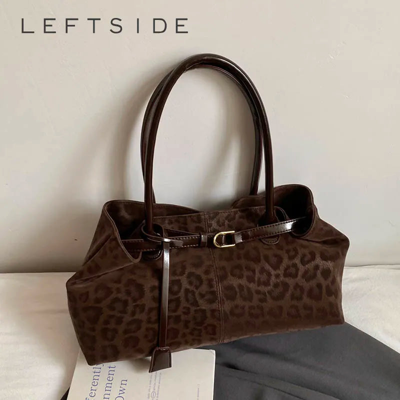 Leopard PU Shoulder Bag