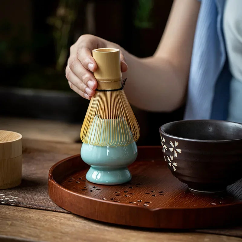 Bamboo Matcha Whisk Set – Chasen, Scoop & Spoon