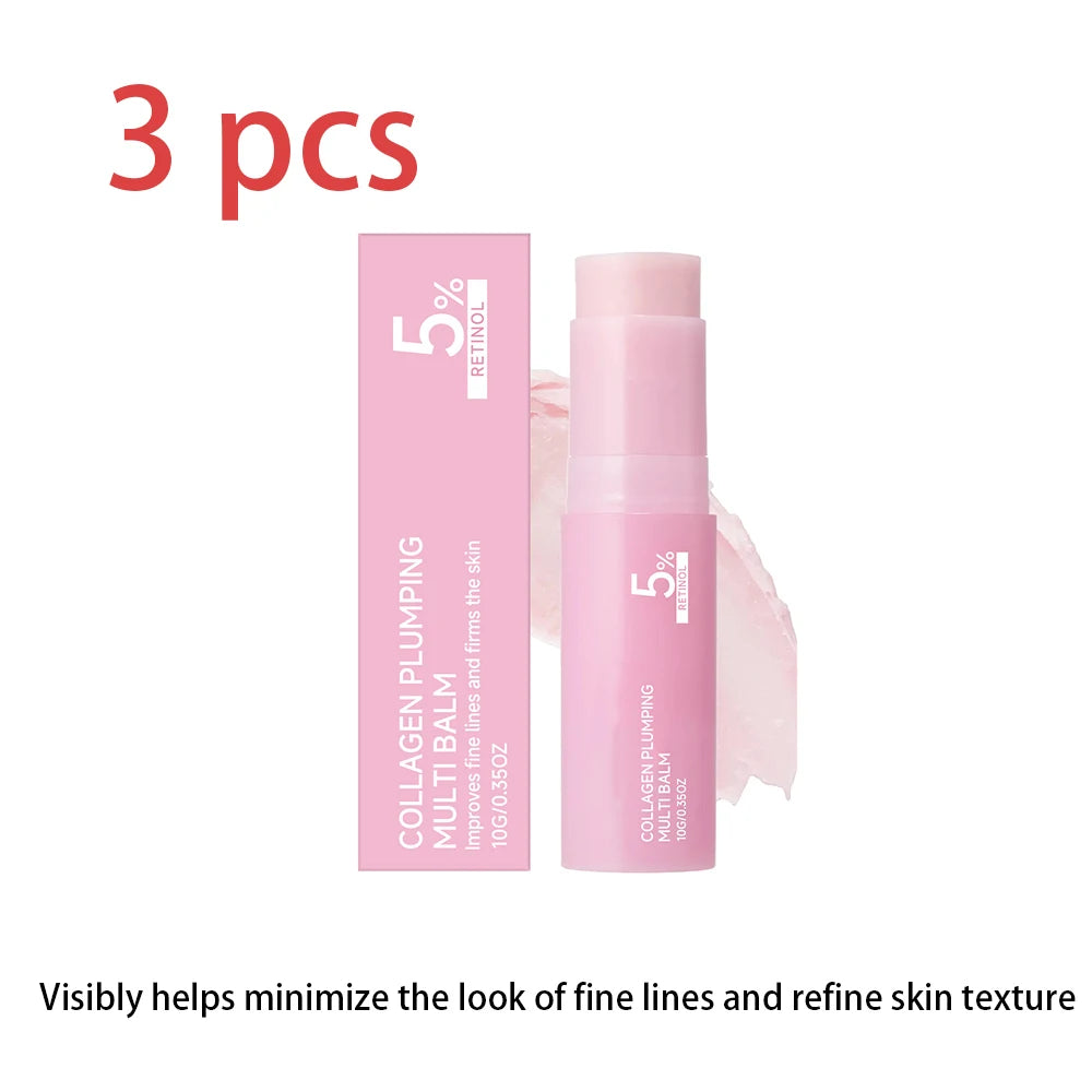 Moisturizing Balm Stick Hydrating Smoothing Nourishing Face Neck Care Silky Lightweight Portable Skincare