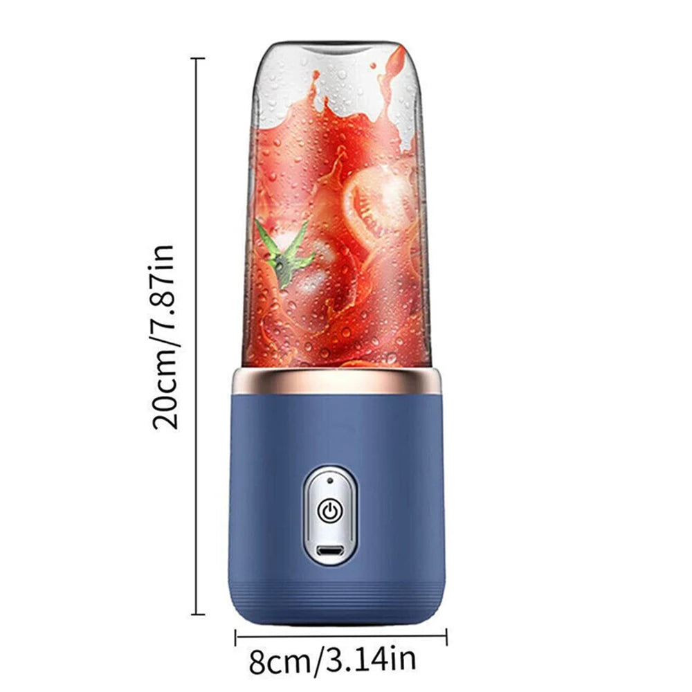 Portable Mini Blender – 400ml USB Rechargeable