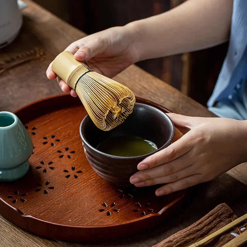 Bamboo Matcha Whisk Set – Chasen, Scoop & Spoon