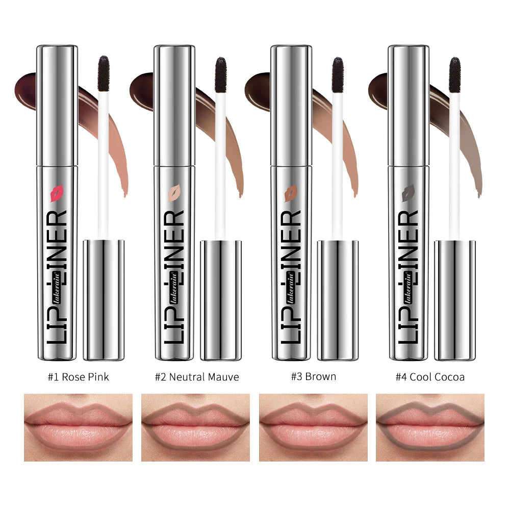 Magic Peel Off Lip Cosmetic Matte Lip Liner Pencil Long Lasting Waterproof Smudge Proof Transfer Proof Peel Off Lip Stain Tattoo