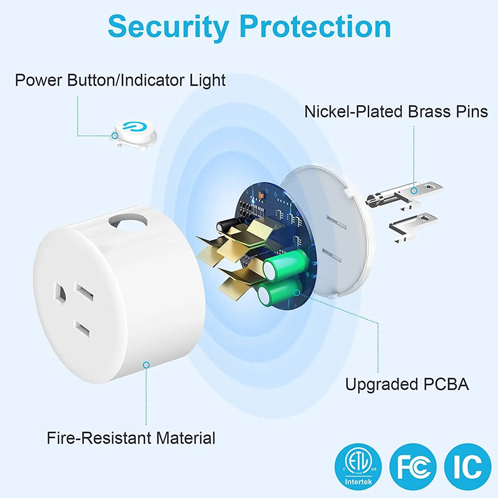 Tuya 16A Smart Plug – WiFi & Zigbee with Power Monitoring