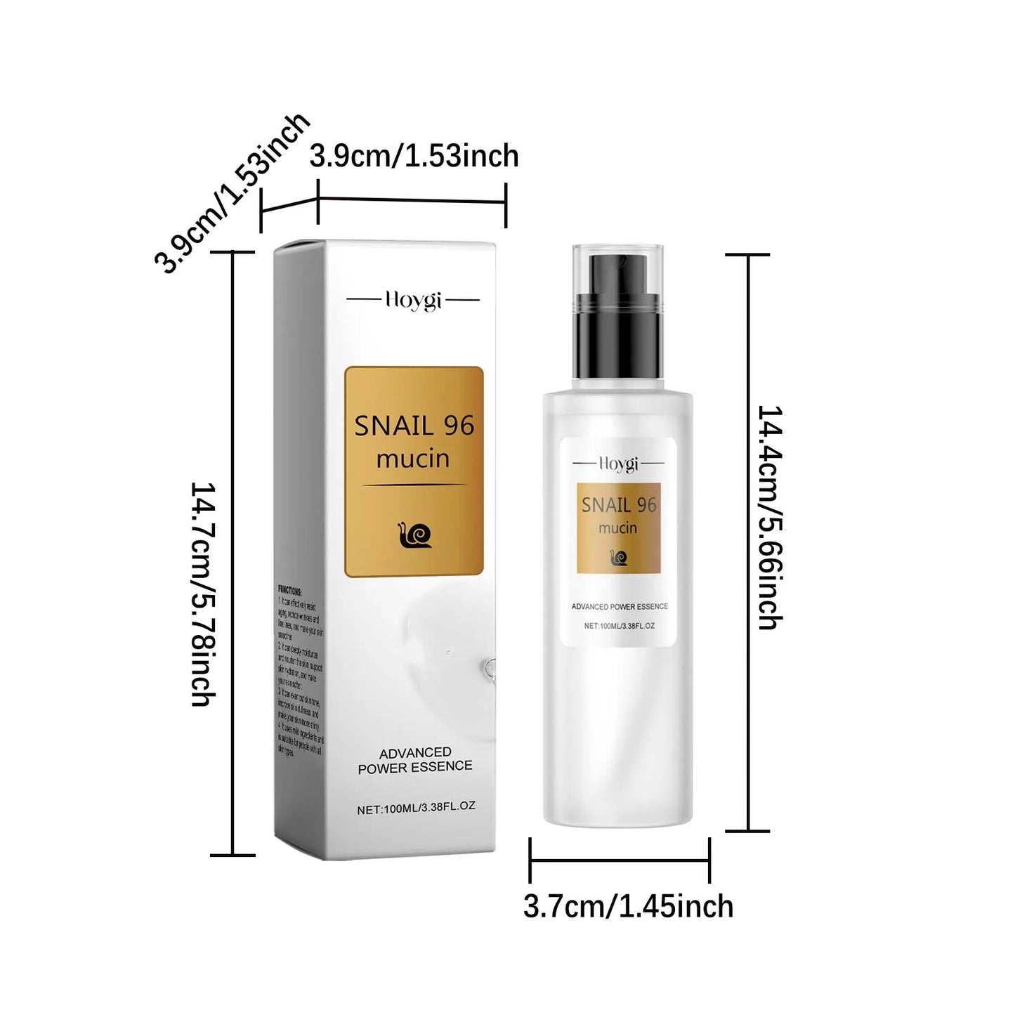 Hoygi Snail 96 Mucin Power Essence 100ml