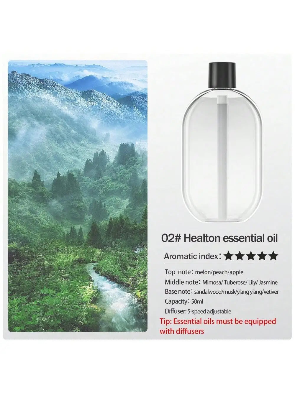 Rechargeable Portable Aromatherapy Diffuser