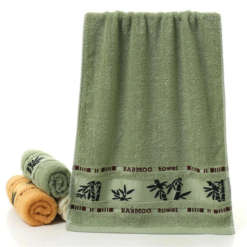 Bamboo Fiber Bath Towel Set – 4-Pack