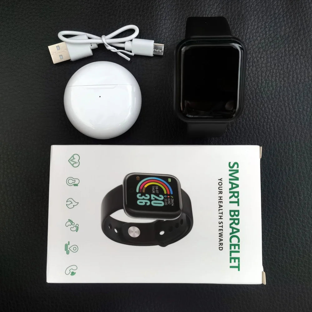 D20 Smart Watch – Fitness Tracker & Heart Rate Monitor