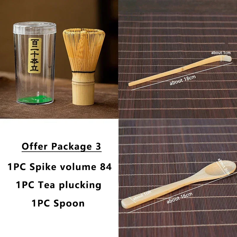 Bamboo Matcha Whisk Set – Chasen, Scoop & Spoon