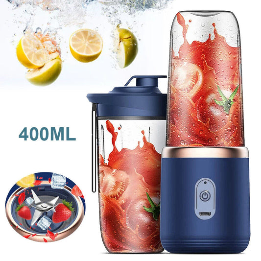 Portable Mini Blender – 400ml USB Rechargeable