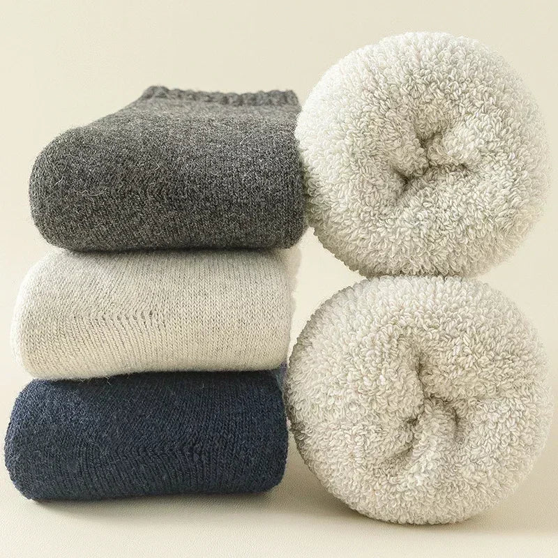 Wool Blend Thermal Socks – 3 Pairs